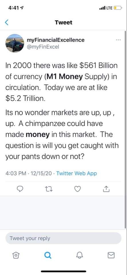 M1 money in circulation